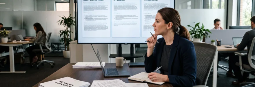 Analyse d'un audit de visibilité de marque dans les IA génératives